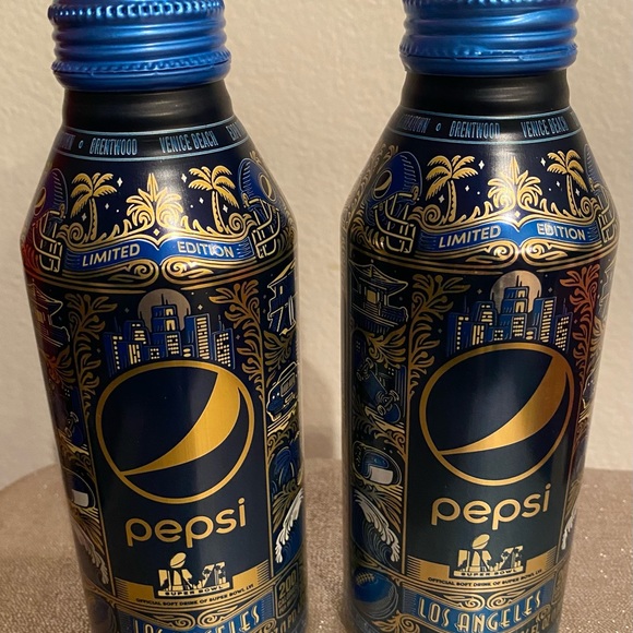 Pepsi 2 limited Edition Aluminum Bottles 2022 Super Bowl LVI unopened new - Picture 4 of 9
